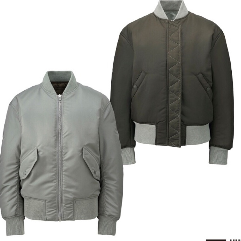 Reversible bomber windprotect jacket (SZ:M)UNIQLO